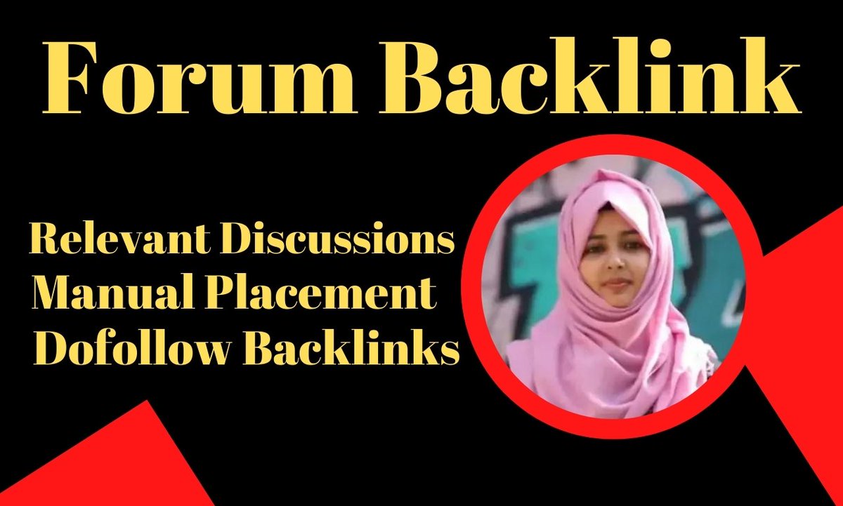 I will create 60 high DR da natural forum backlinks manually with unique contentSo order my Fiverr account my budget is  low
fiverr.com/share/wqdZ
<a href="/rlmverse/">Realm Studios</a>
<a href="/Telegraph/">The Telegraph</a>
 
@dramasmoments

<a href="/jn_pickles/">PJnZoe🇺🇲💙🇺🇦 NorCal Gal</a>

@nataliehamill45

<a href="/rabbythesr/">Rabby @Framer8</a>

<a href="/MentorWebDev/">WebDeveloperMentor</a>

<a href="/SandySilviaMe/">Sandy Silvia |SEO Expert, SEO Audits,Technical SEO</a>

#DigitalMarketing