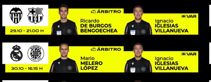 Coincidencias...el mismo VAR en los partidos de la jornada...
<a href="/elchiringuitotv/">El Chiringuito TV</a>