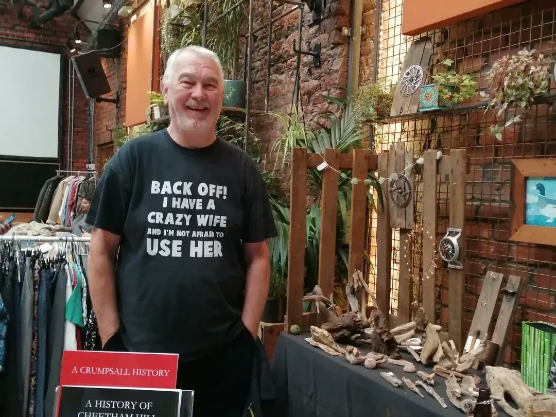 PoppySoldatos's tweet photo. Great afternoon @theyard_mcr today. 
It was  buzzing!!
Lovely to see some familiar faces &amp; had the best pizza from @CrescentCateri1
#CheethamHill
#TheYardSale https://t.co/805bDZVIYo
