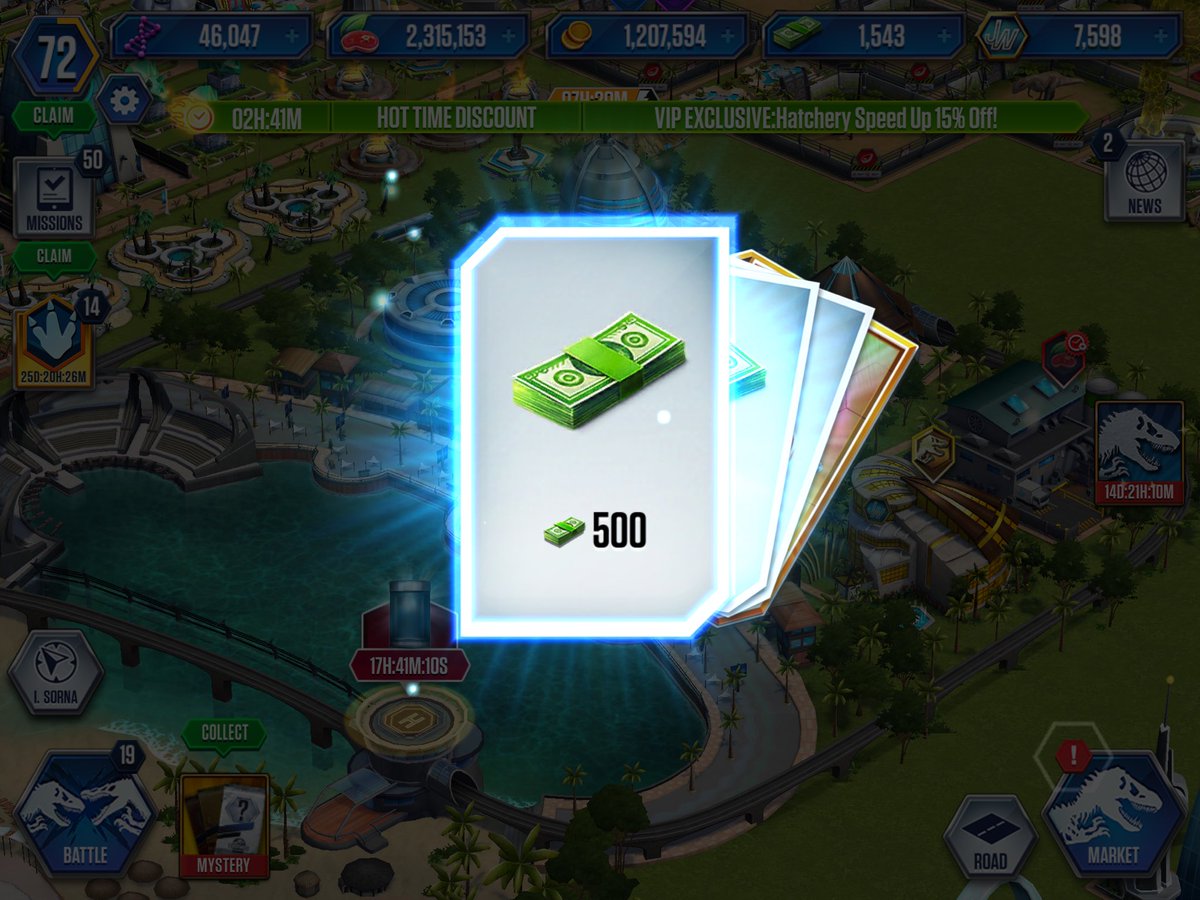 Luca2451's tweet photo. @JWorldTheGame Won Bananogimus, unfortunately i won’t play for a whole month bc i already unlocked Trodon, please make Amargasaurus an option again https://t.co/B9oyLhf5bP