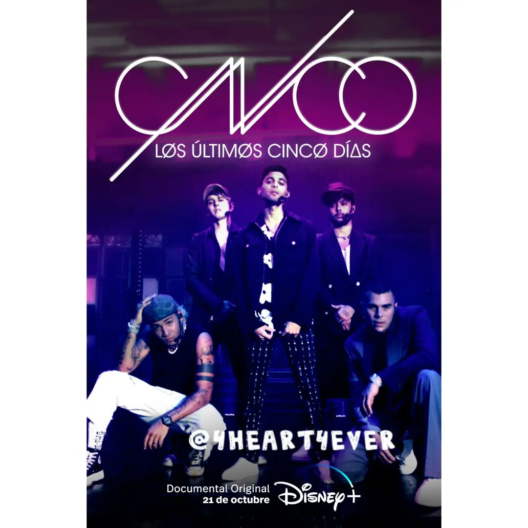 4heart4ever's tweet photo. Ya esta disponible el documental de @CNCOmusic en @DisneyPlus
Si tienen cuenta vayan a verlo 

#christophervelez #erickbriancolon #richardcamacho #zabdieldejesus #cnco #cncowners #primeracitacnco #quequienessomos #qqscnco #dejavucnco #cnco4ever #xoxocnco #ultimacitaconcnco https://t.co/sJrJOdk9hM