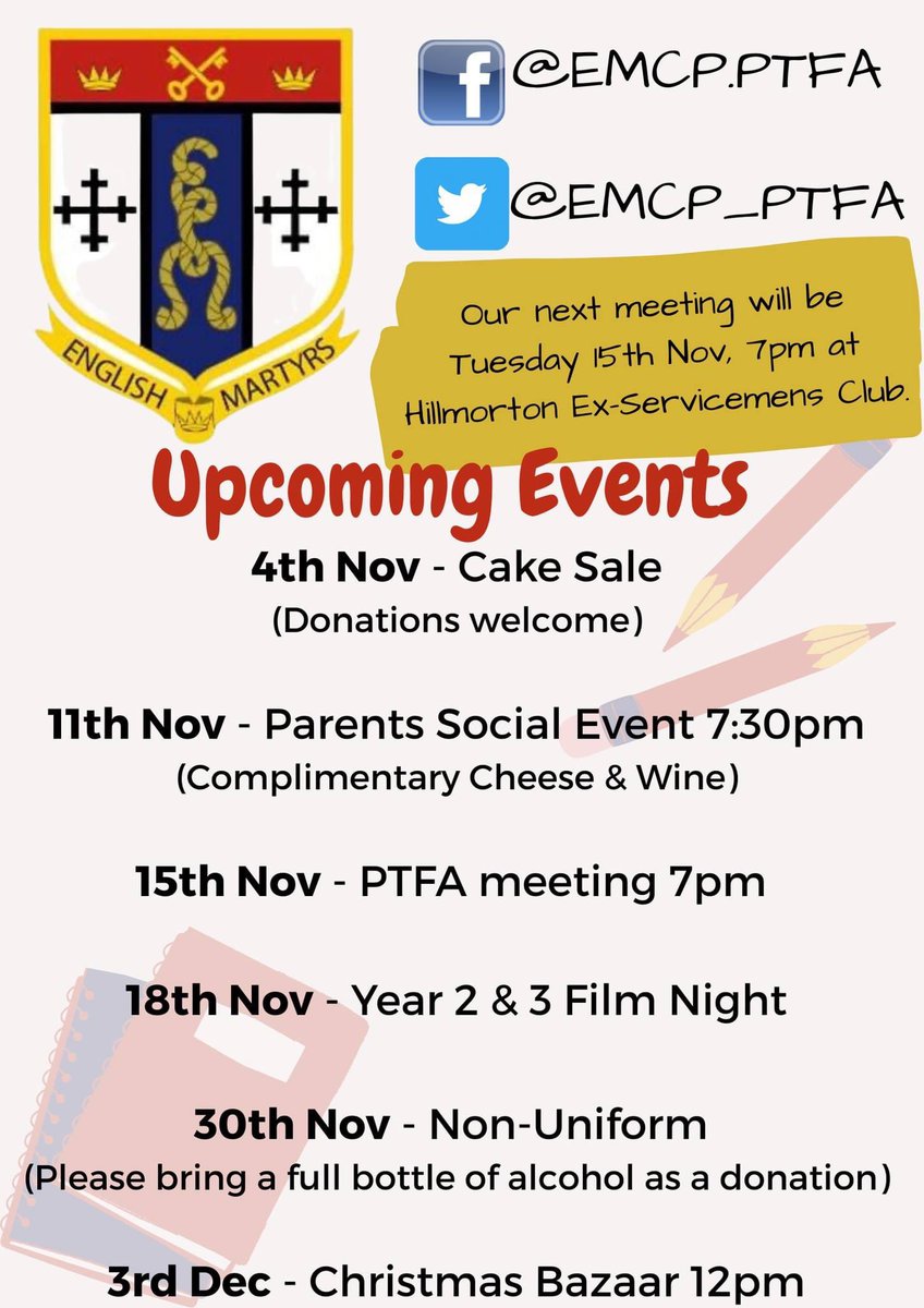 English Martyrs Catholic Ptfa Rugby Emcp Ptfa Twitter