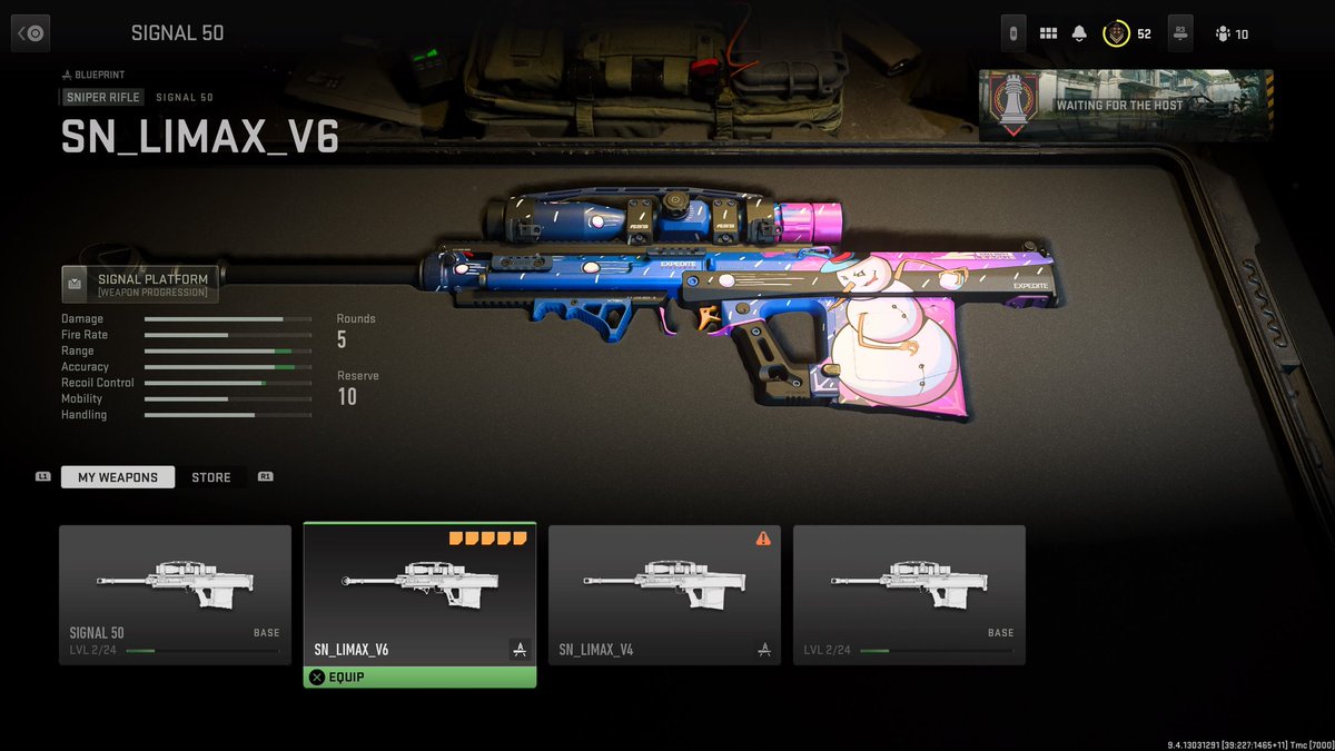 Demonic_Strange's tweet photo. New Signal 50 Holiday Weapon Blueprint Coming in #MWII #CallofDutyModernWarfare2 https://t.co/haLNJpyktH