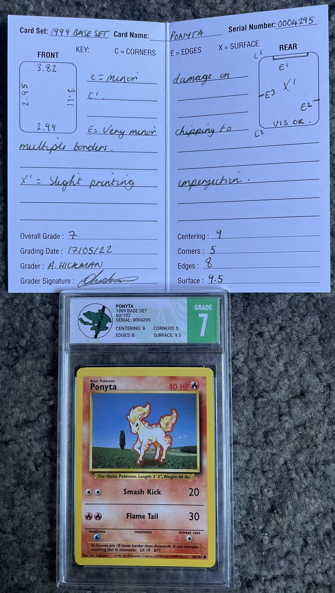 Thanks to TreeFrog Grading, I have finally completed and got returned the full WOTC base 1999 set collection fully report graded (can’t attach all photos due to limit) but you get the gist 

#pokemonCards #Pokemon #Graded #PokemonTCG