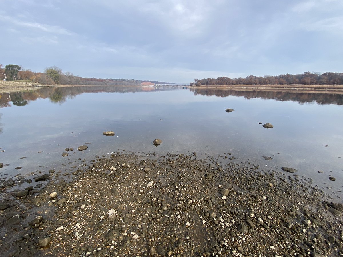 madnewsboy's tweet image. The Lower Wisconsin River at Prairie du Sac at one of its lowest levels in years.