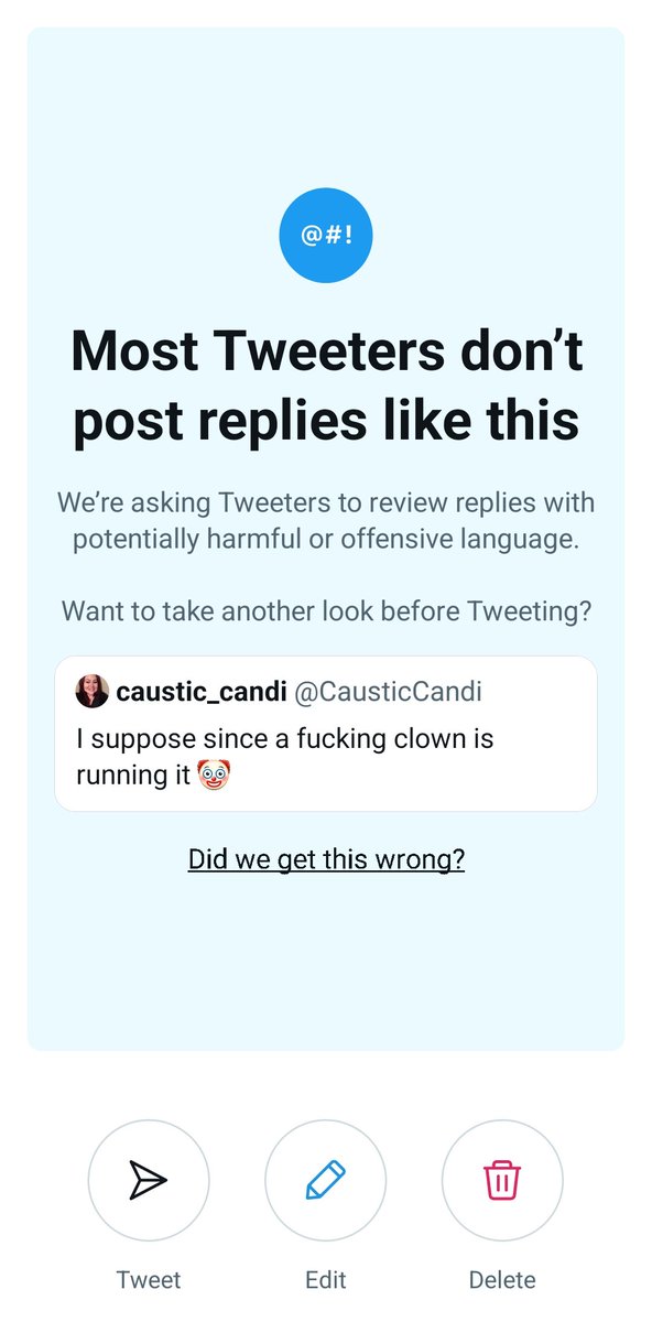 CausticCandi's tweet photo. @elonmusk free speech huh? https://t.co/zG8fVfujMj