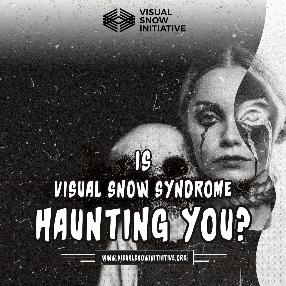 VisualSnowInit's tweet photo. Happy #SpookySunday 👻
One more day left until Halloween 🎃!
The Visual Snow Initiative wants to know what’s the spookiest #VisualSnowSyndrome symptom you have experienced!
Share with us and the #VisualSnowCommunity below 👇 https://t.co/9eip9iBueq