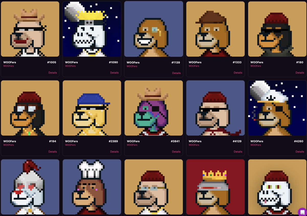 @RobertaWOOF <a href="/WoofersNFT/">WOOFers NFT || DAO access || Staking live</a> <a href="/WoofSolana/">Woof</a> <a href="/samoyedcoin/">SAMO</a> Auuuuuuu!  WOOFing great place to be.
