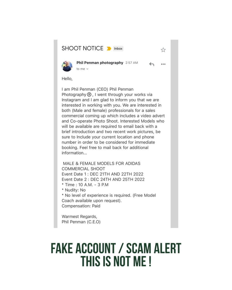 VERY IMPORTANT MESSAGE If you received this email please ignore as it’s not me ! Do not send money or reply. Am sorry if anyone received this.