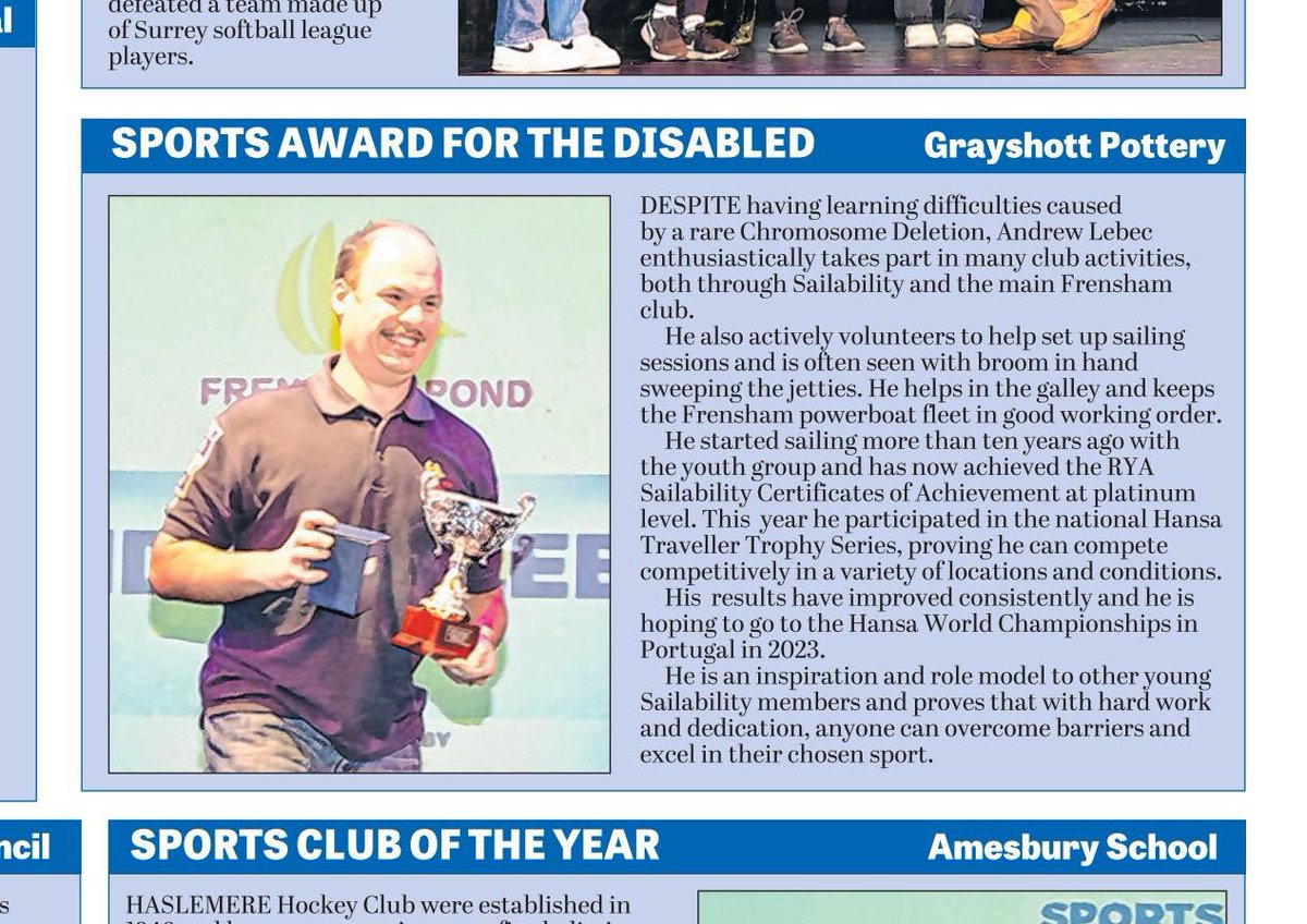 Congratulations Andrew.