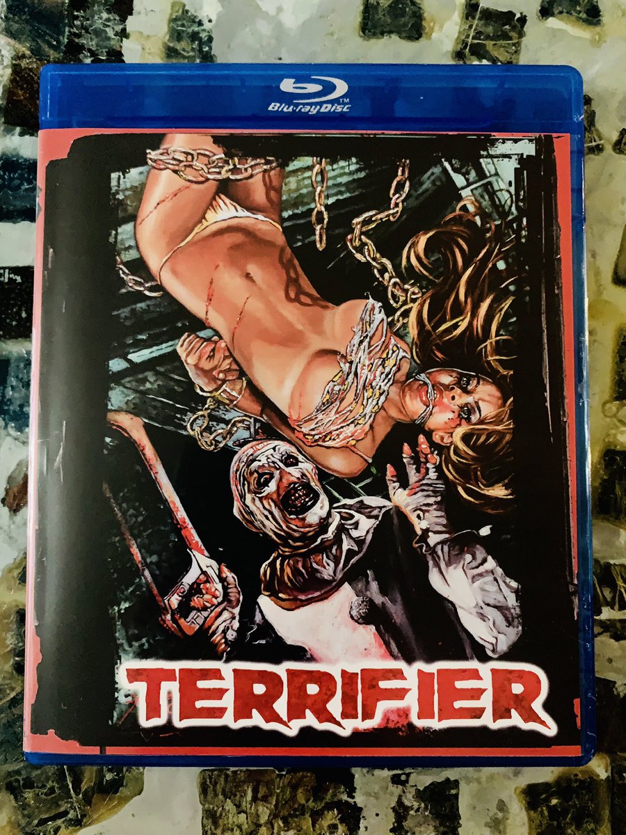 It has arrived!!👇🏻
Now waiting for the awesome #Terrifier2 steelbook!!📀 
#31DaysofHorror🎃 
#monsterfam🩸