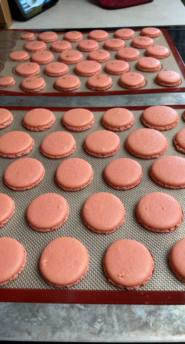 JaciPanowicz's tweet photo. Glad Lydi picked a new hobby. #macarons #pumpkinspiceespresso #homemadepumpkinbutter https://t.co/L5iNLlL0ER