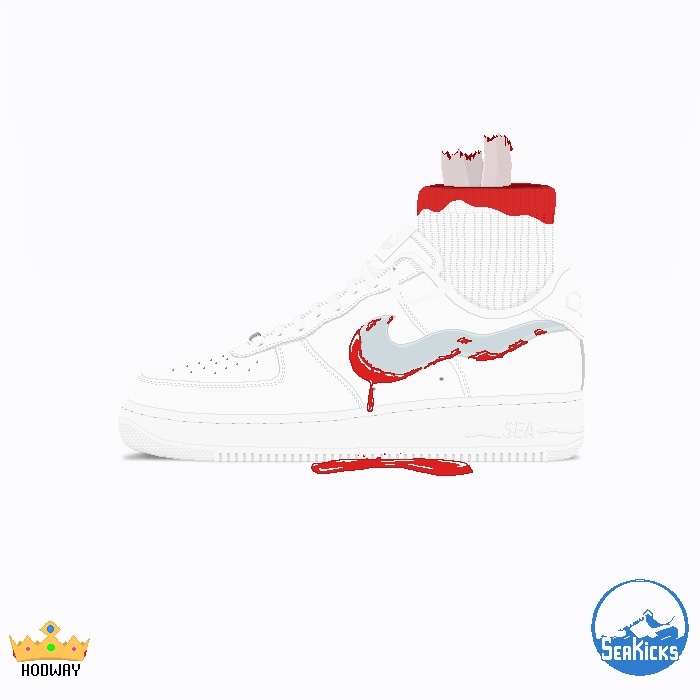 #Halloween #holloween 3 &amp; 6 #happyhallowen #bloody #blade #knife #Skeleton #scary #spiderweb #black #orange #seakicks #seaforce1 #not #nike #airforce1 #kicks #art #nft #collection #thankyou