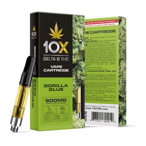 #edibles #cbdoil #cannabiscommunity Gorilla Glue Vape Delta-8 THC Cartridge. When you’re looking to feel something more, try 10X disposable vape cartridges infused with Delta-8. It’s a quick, easy, on-the-go way to enjoy your cbdsmokeshop.store/?p=33988&utm_s… #cbd #cannabis #hemp