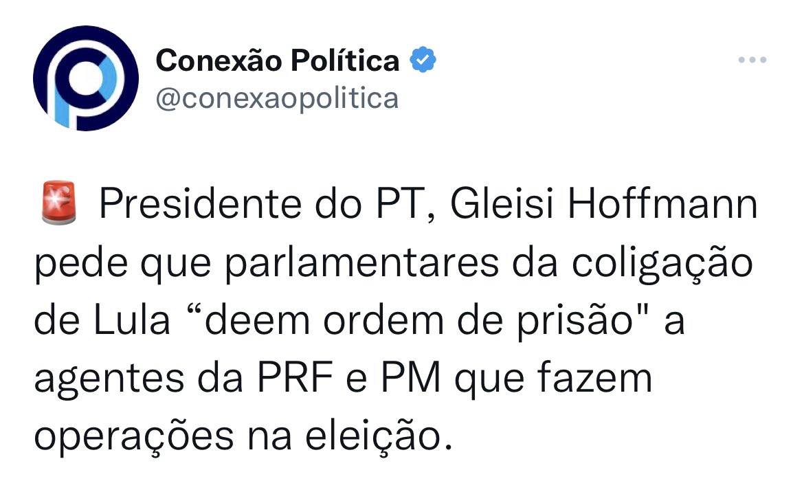 Você consegue conceber alguém do PT prendendo um policial? 😂