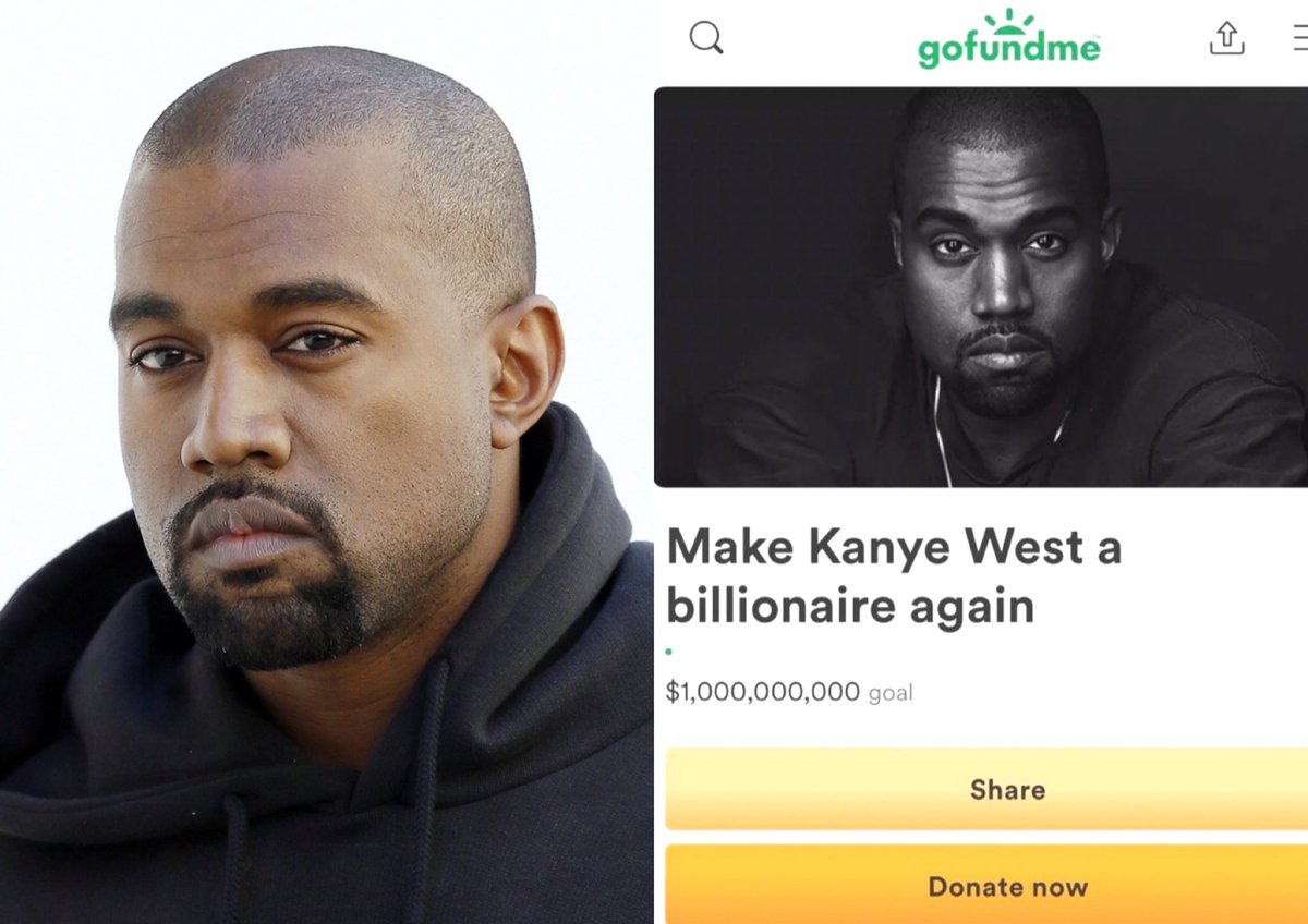 GoFundMe Created For Kanye West Has Been Shut Down