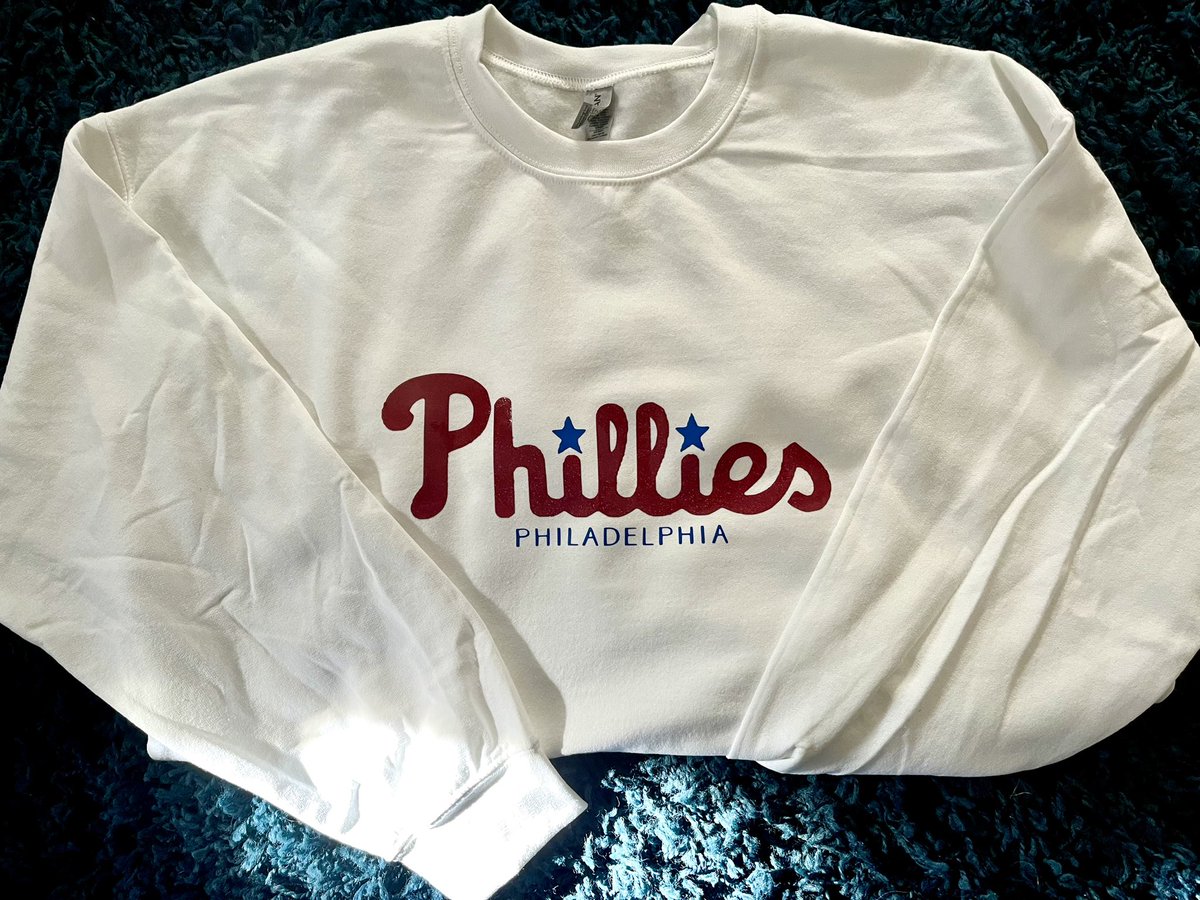 The energy in Philadelphia right now is wild!!! #Philliesin5 ♥️⚾️🧢🏟️
Should have been lesson planning but the shirt couldn’t wait!
