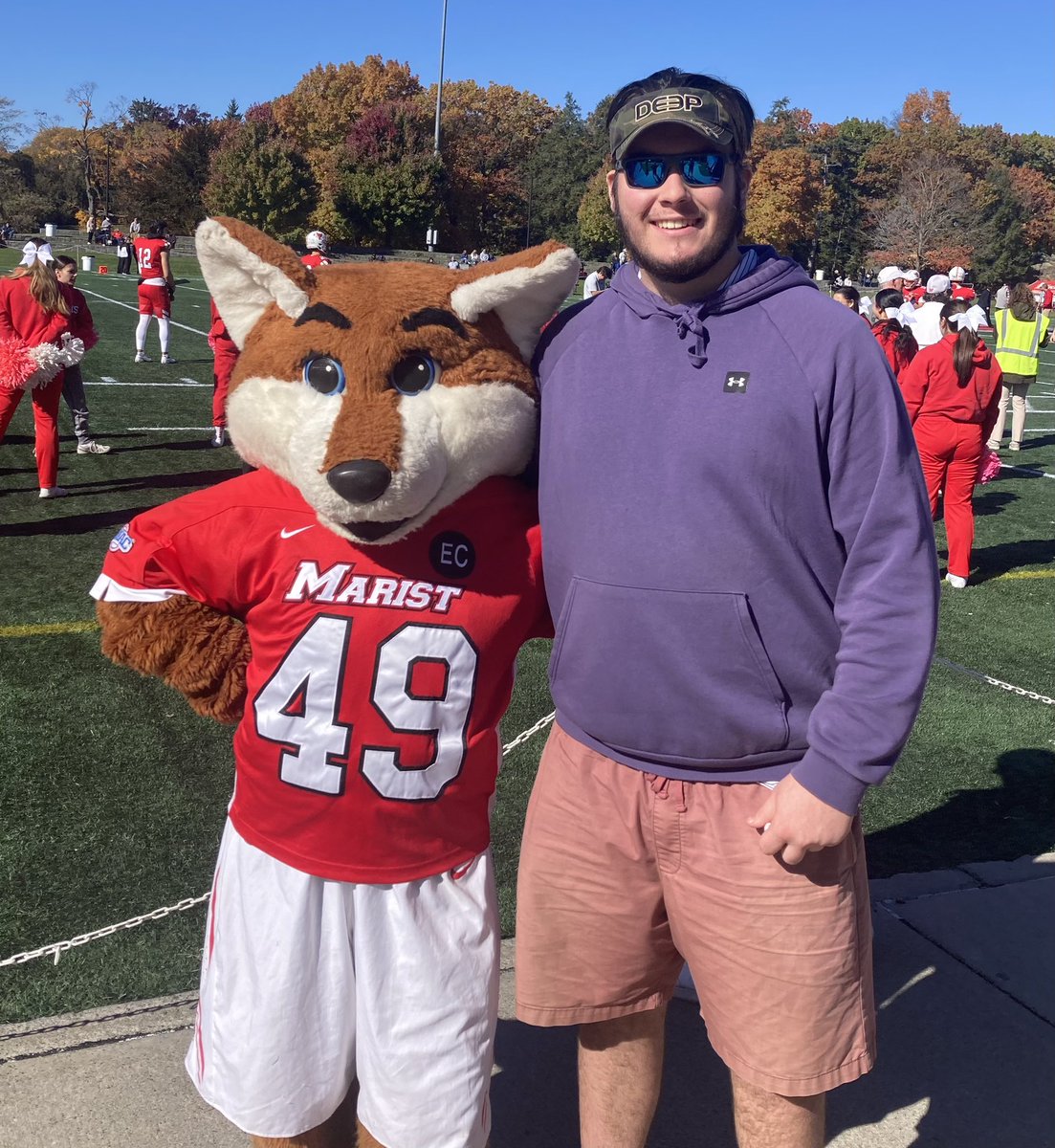 Beautiful day at Marist! Incredible campus and facilities! Thank you for your time! <a href="/Coach_Dembow/">Jake Dembow</a> <a href="/CoachParady/">Coach Parady</a> <a href="/Marist_Fball/">Marist Football</a>