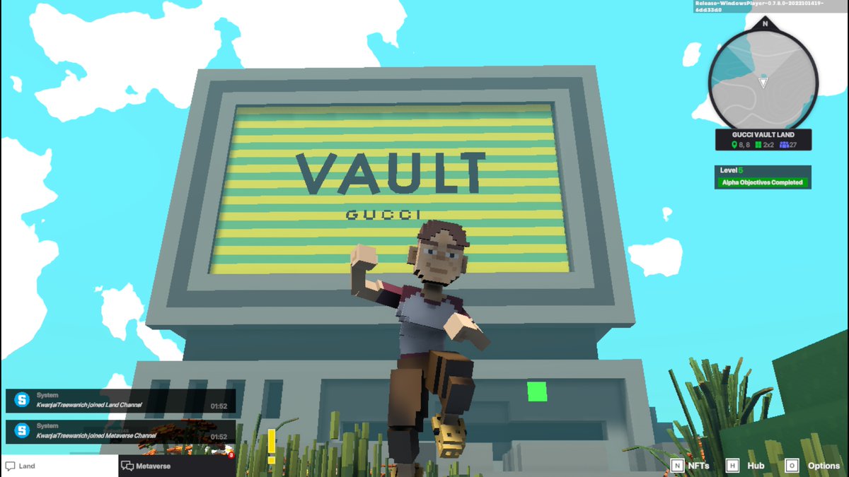 BSonghathai's tweet photo. @TheSandboxGame 🍓 #GucciVault in  #TheSandbox https://t.co/wfZMwymUoV
