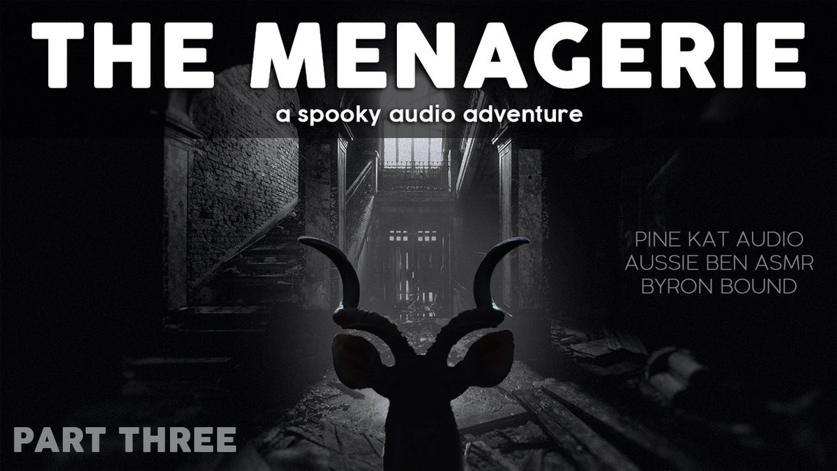 PineKatAudio's tweet photo. Part Three is up! Also feel better soon, Ben! 

The Menagerie [spooky][mystery]
https://t.co/Y88c1JZnRu https://t.co/xg9LJpi0pv