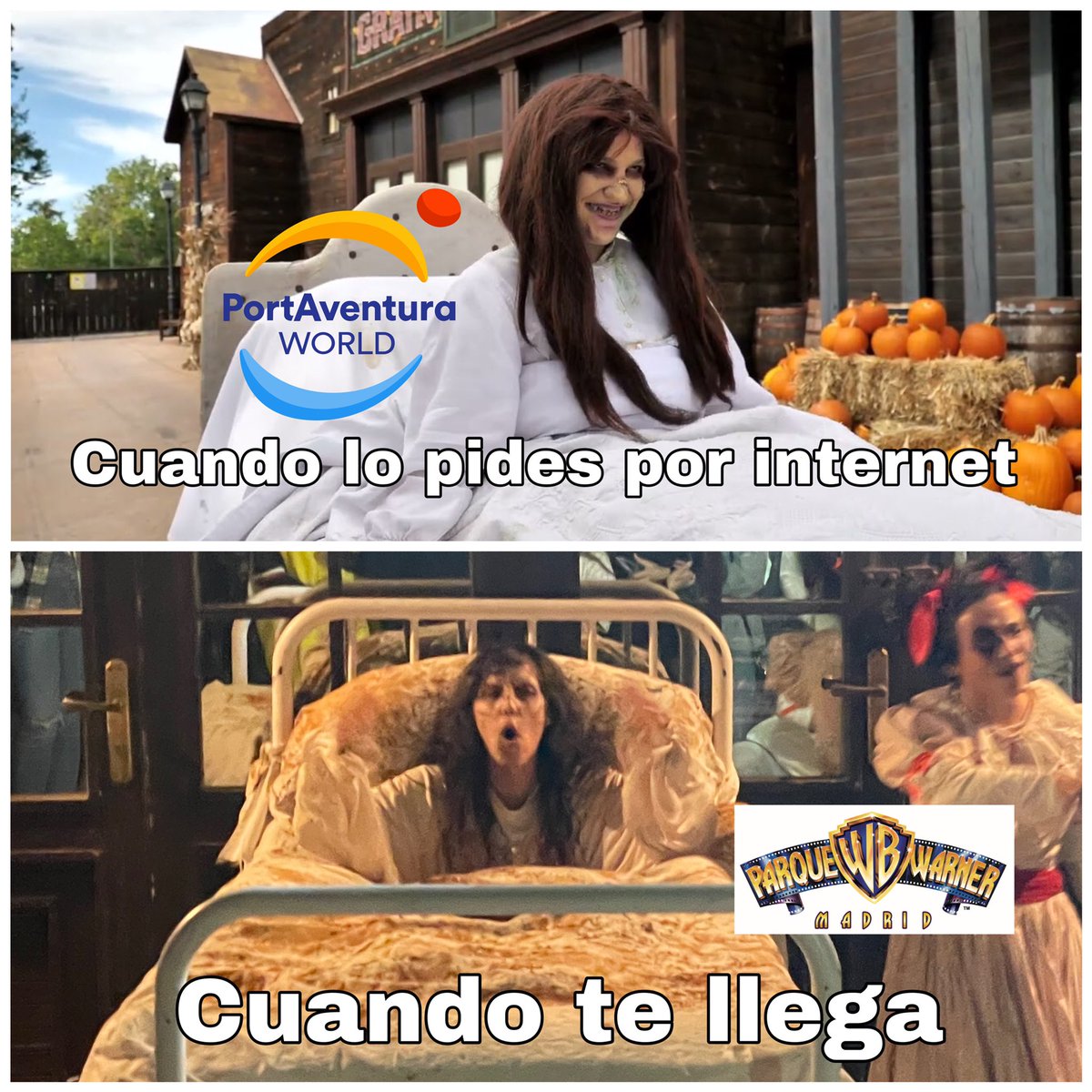 josepjus's tweet photo. @Portaventura_ES Ja teniu als de Warner buscant tirón de la nena del exorcista. https://t.co/eG0NGlj6lA