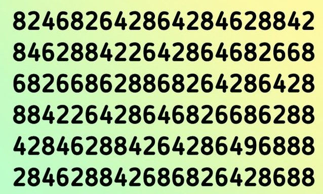Jesuseqc's tweet photo. Encuentra el número impar. 🧐
Comenta Logrado si lo encuentras. https://t.co/TTQbuApuiQ