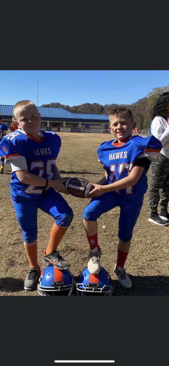 Best 3/4 grade football team I ever saw. Wasn’t even challenged in a game all year and my pit bull Levi did his part and then some lol. Championship game ball in hand