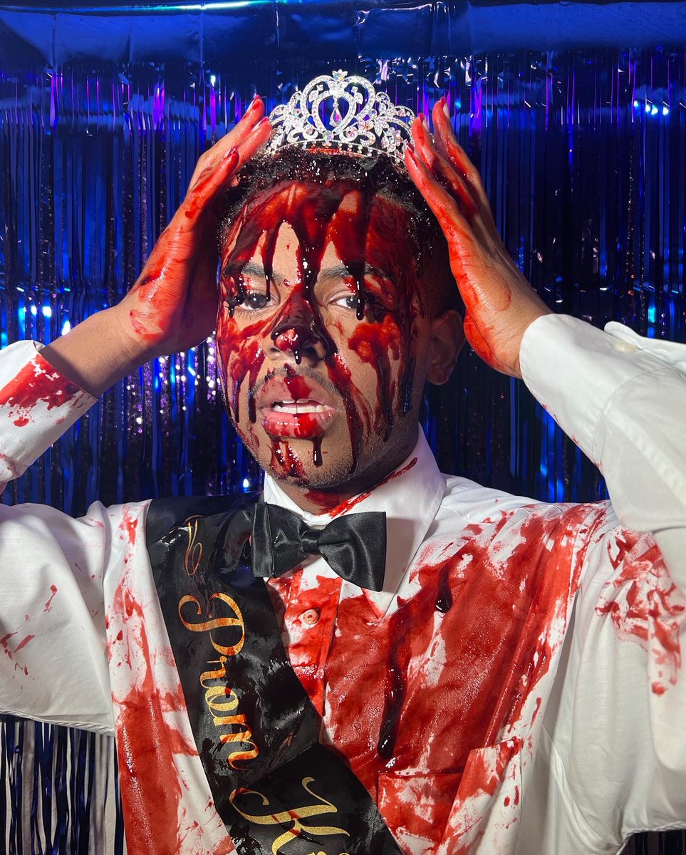 Xo_Taii's tweet photo. “They’re all gonna laugh at you CARRIE”👑🩸🔥 #Halloween #HalloweenEnds https://t.co/cG5BGngy5m