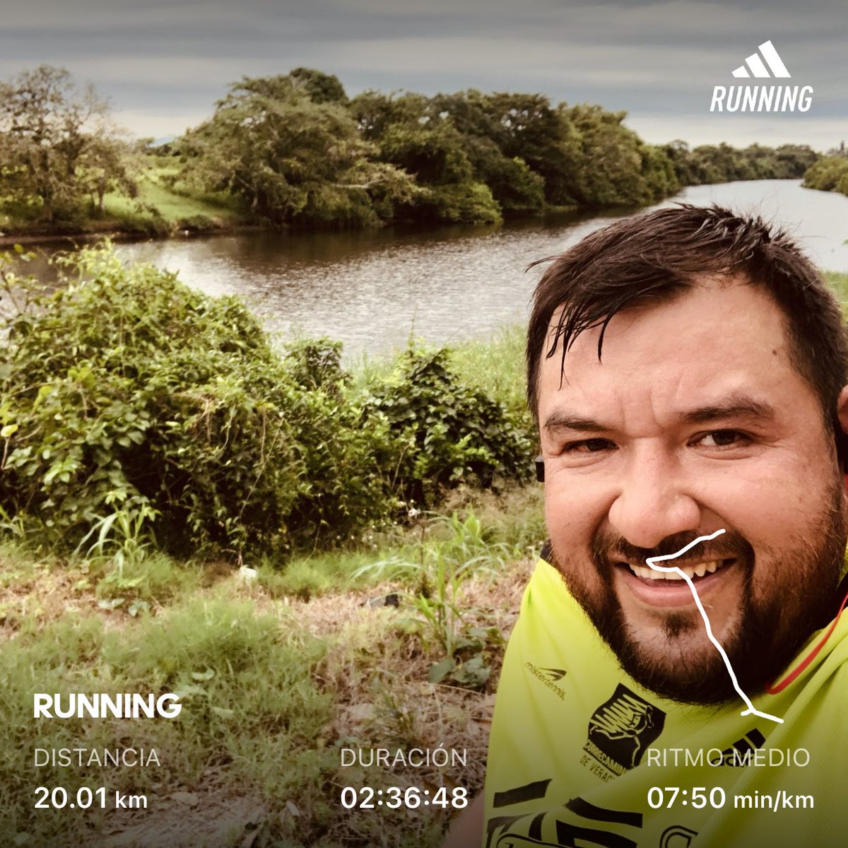 Mi primera carrera 🏃🏻‍♂️ de 20 km. #elcorreresmipasion #Running #YoElegiSerRunner #YoSoyRunner #MiVicioEsCorrer #CorrerSana #EntreRunners