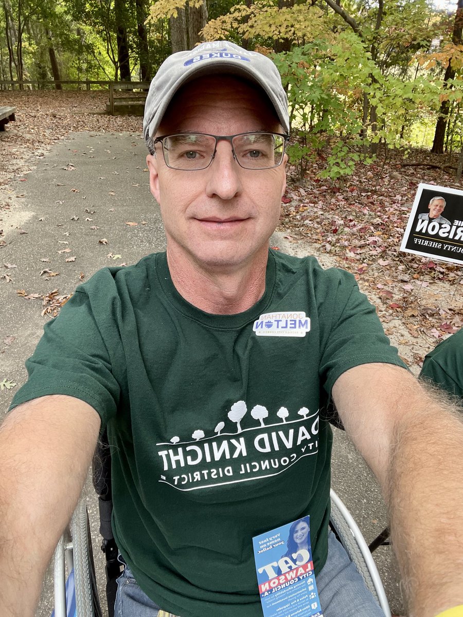 Day 3 working to get out the vote. Optimist is steady, but no lines. Come say hello while you vote.