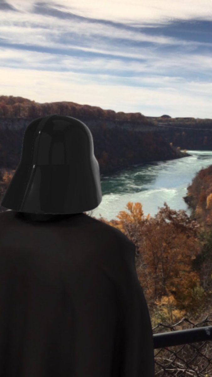 BrendenCole17's tweet photo. #darthvader enjoying the views @NiagaraFalls π¨π¦ #starwars #veve #niagarafalls #canada #vevefam π π π @DavidYuNZ come see the beauty bring @veve_official with you to #torontocon π https://t.co/7j7R8f6hXz