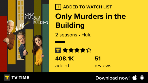 JBGM87's tweet photo. I've just started following Only Murders in the Building https://t.co/SPJBzoQxk3 #tvtime https://t.co/XzCUkCOX1e