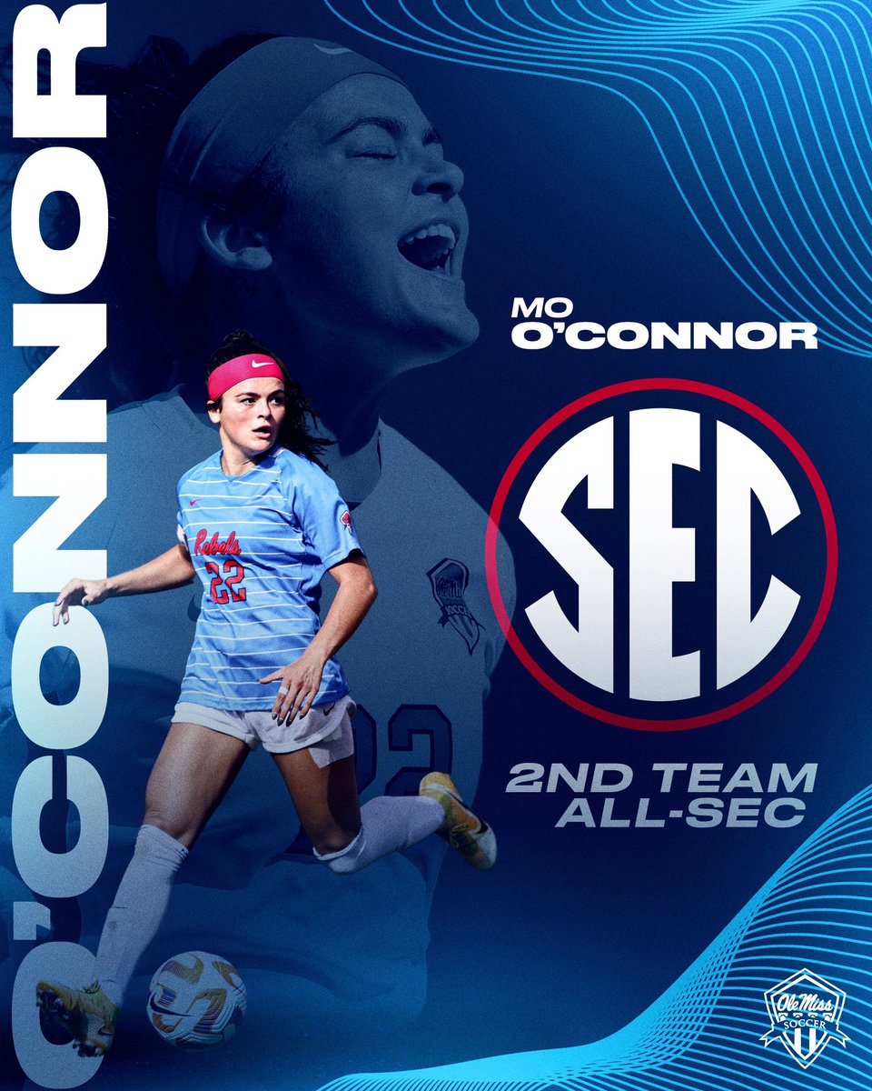 OleMissSoccer's tweet photo. When you lead the attack all season, you are going to get some respect from the league 💪 https://t.co/UnLEM7PXNO