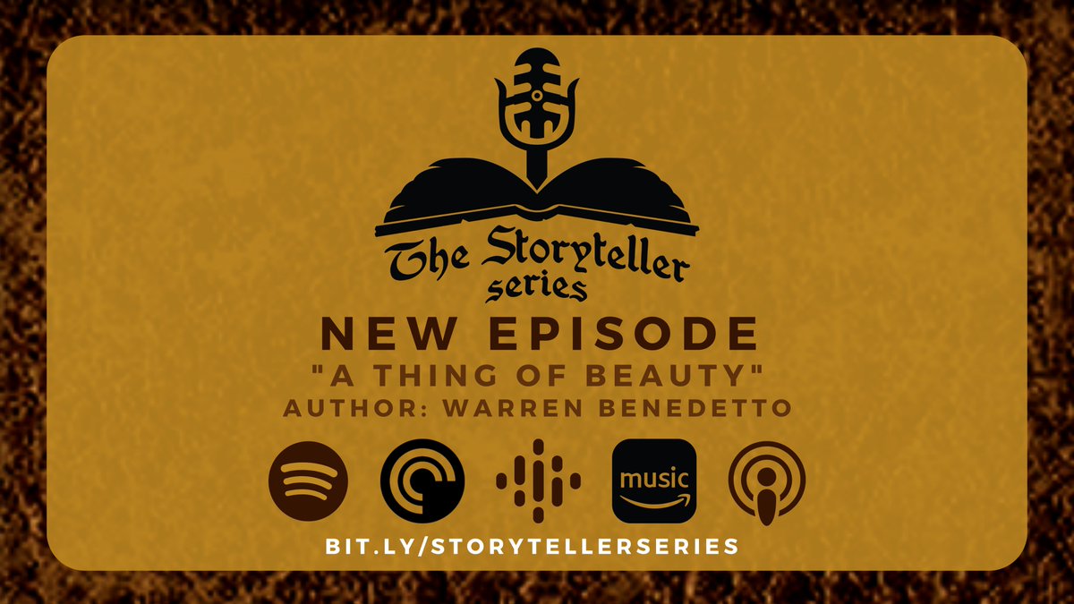 NEW EPISODE from <a href="/NSRStoryteller/">The Storyteller Series</a> is here. A Thing of Beauty by <a href="/warrenbenedetto/">Warren Benedetto</a>.
Guest starring <a href="/JoeyBragg/">Joey Bragg</a>, featuring <a href="/MarissaMezzo/">Marissa Simmons</a>, Si Chen, Exodia Demosthene, Antonio McMillan, and @1catherinegrace.

Catch the episode here: storytellerseriespodcast.com/listen