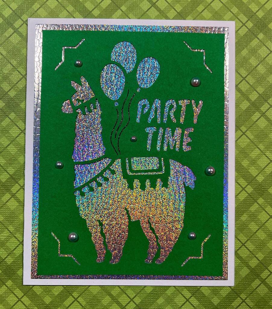Party Time nice birthday card made with my #cricutexploreair #cricutmade #cricut #cricutcrafts #cricutmaker #cricutcreations #cricutproject #cricutcard #birthdaycard #card #cardmaking #craft #crafting #fun #emeraldqueentv #tatteredroses41 instagr.am/p/CkW1ButL6cu/