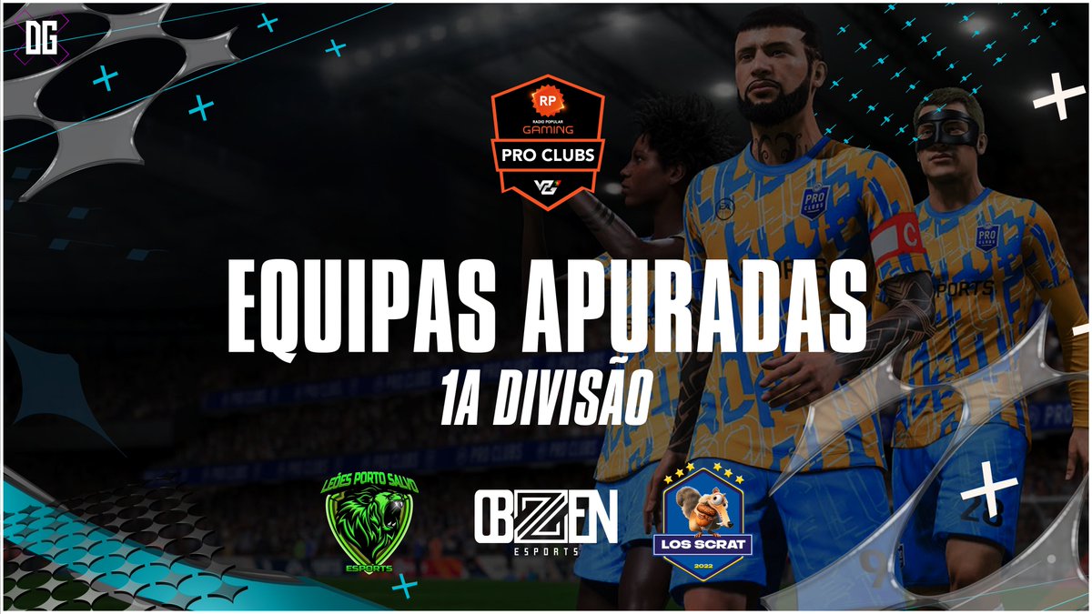 𝗤𝘂𝗮𝗹𝗶𝗳𝗶𝗰𝗮𝗱𝗼𝗿 𝟭ª 𝗗𝗶𝘃𝗶𝘀𝗮̃𝗼 𝗣𝗦𝟱

Já estão definidas as 3 vagas que faltavam preencher na 1ª Divisão da VPG Portugal Powered by <a href="/radiopopularPT/">Radio Popular</a>. 

Parabéns aos Los Scrat, <a href="/leoesps_esports/">Leões Porto Salvo Esports</a> e <a href="/obzen_esports/">ObZen eSports</a>!👏