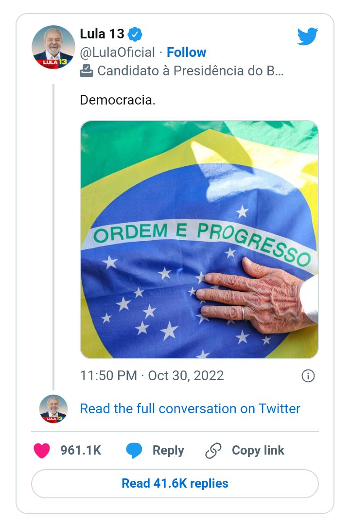 retroprogress's tweet image. &quot;Orden y progreso&quot;, reza el lema del Brasil en su bandera, algo que deberá ser cambiado en breve...
Porque debemos substituir el progreso por el #retroprogreso: bit.ly/3n4nL9R
#LulaPresidente13 
#LulaPresidente2022 
#Brazil #BrasilDecide