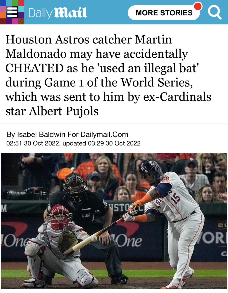 Quoth the Raven on Twitter "Two World Series games so far for the