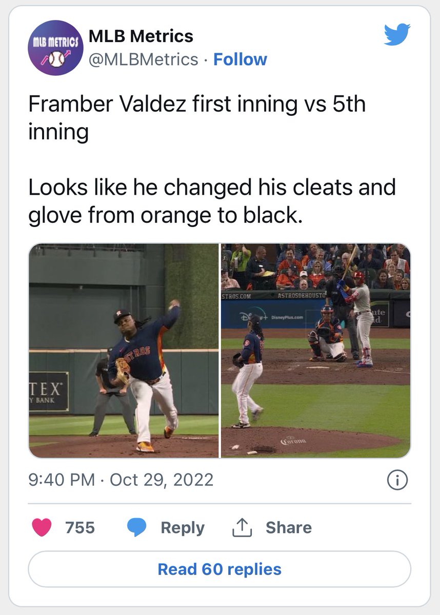 Quoth the Raven on Twitter "Two World Series games so far for the