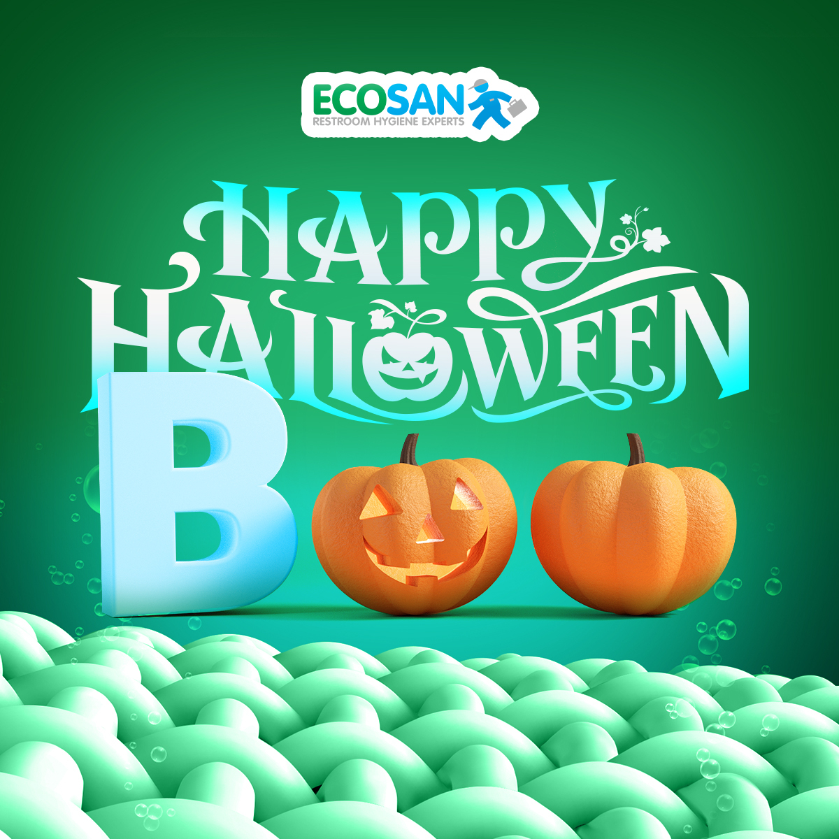 Have a fa-boo-lous #Halloween from ECOSAN Hygiene! 🎃