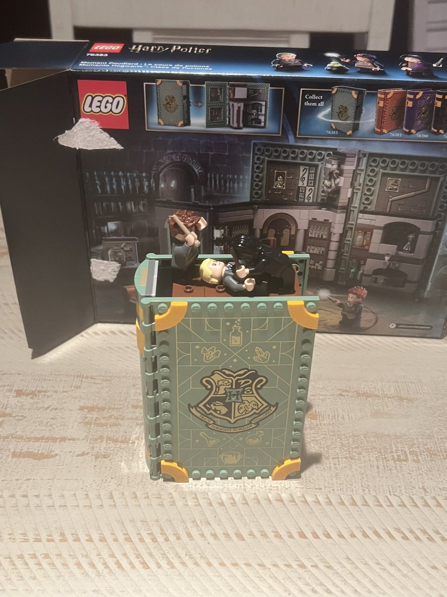 srowold's tweet photo. Favorite part of @MaddieRowold ‘s bday has to be her showing up with HP Legos - 2 houses done! #HarryPotter #momsofpokemongo https://t.co/glC3Js6mP6