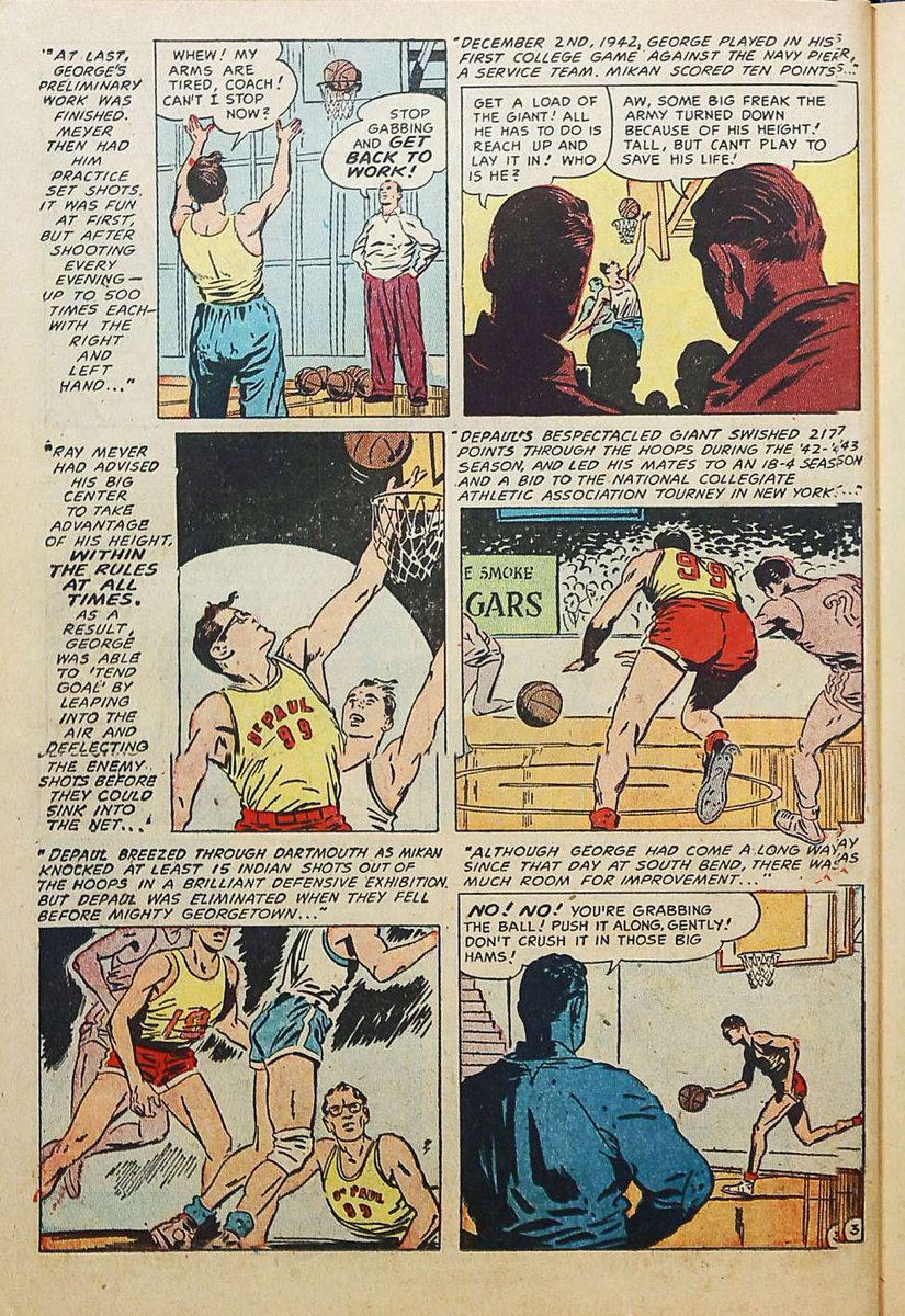 Et une autre BD de 1952, de la revue Bill Stern's Sports 1/2