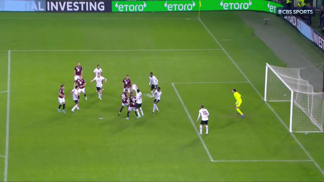 Koffi Djidji gets his head to it and Torino have the start they wanted.

Milan have work to do. 👀”