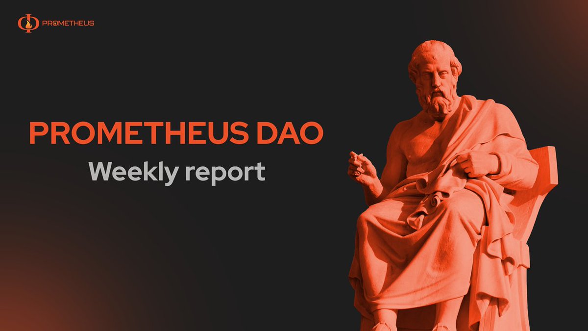 📄 REPORT OF THE WEEK

- Exceptionally, the dividend will be separated in 2 parts. 25%, so 30,592 BUSD is available now: app.prometheusprotocol.finance/invest

And the remaining 75%, 91,776 BUSD, will be distributed next week. Full explanation on the discord.

1/2 👇