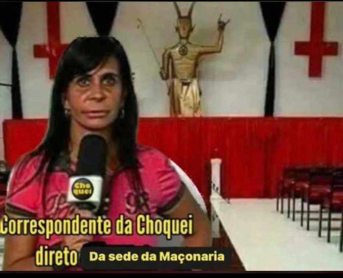 Repdachoquei's tweet photo. @choquei Aposto que foi pra reunião da Maçonaria invocar ao Belzebu https://t.co/cQSQHtKeVp
