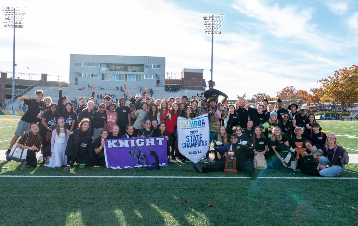 OBmusicandmarch's tweet photo. Congratulations OBHS Marching Knights! NJMBDA Class AA State Champions! Out of 12 bands! Incredible accomplishment! π€ππΆ #GoMarchingKnights @FazioSally @OldBridgeTPS @OBSupCittadino https://t.co/8Rw3rD7maL