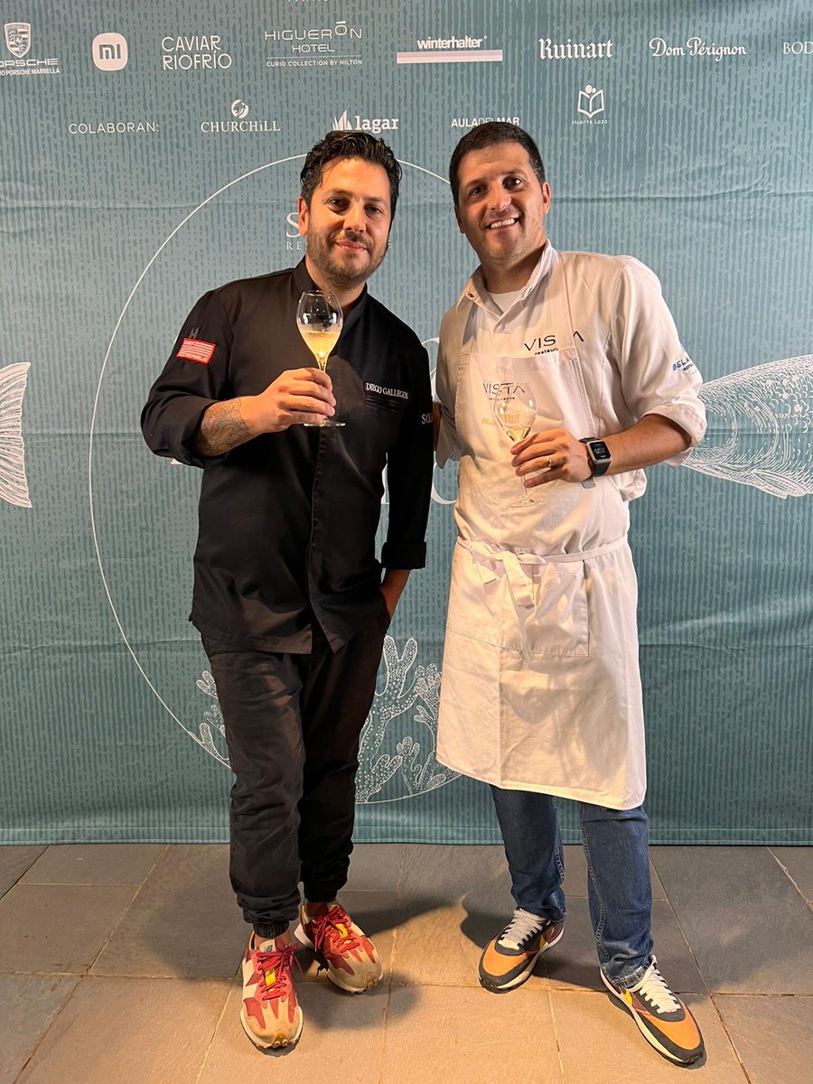 GolfCircus's tweet photo. 📌🍴Está noche seguimos con la ronda gastronómica en la #costadesol con la noche de #DiegoandFriends   Los chefs 👨‍🍳 Diego Gallegos de @SolloRest y 👨‍🍳 Joao Oliveira de #Vistarestaurante #Gastronomia #gastronomiacostadelsol https://t.co/fOX1IzGHyM