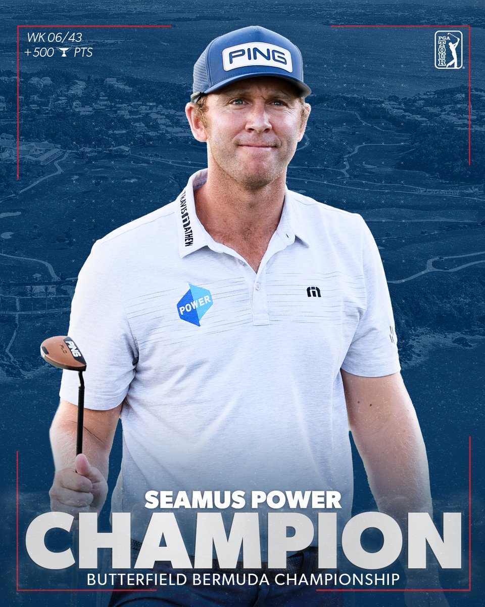 Sweet victory for Seamus 🏆 @Power4Seamus secures his second TOUR title @Bermuda_Champ