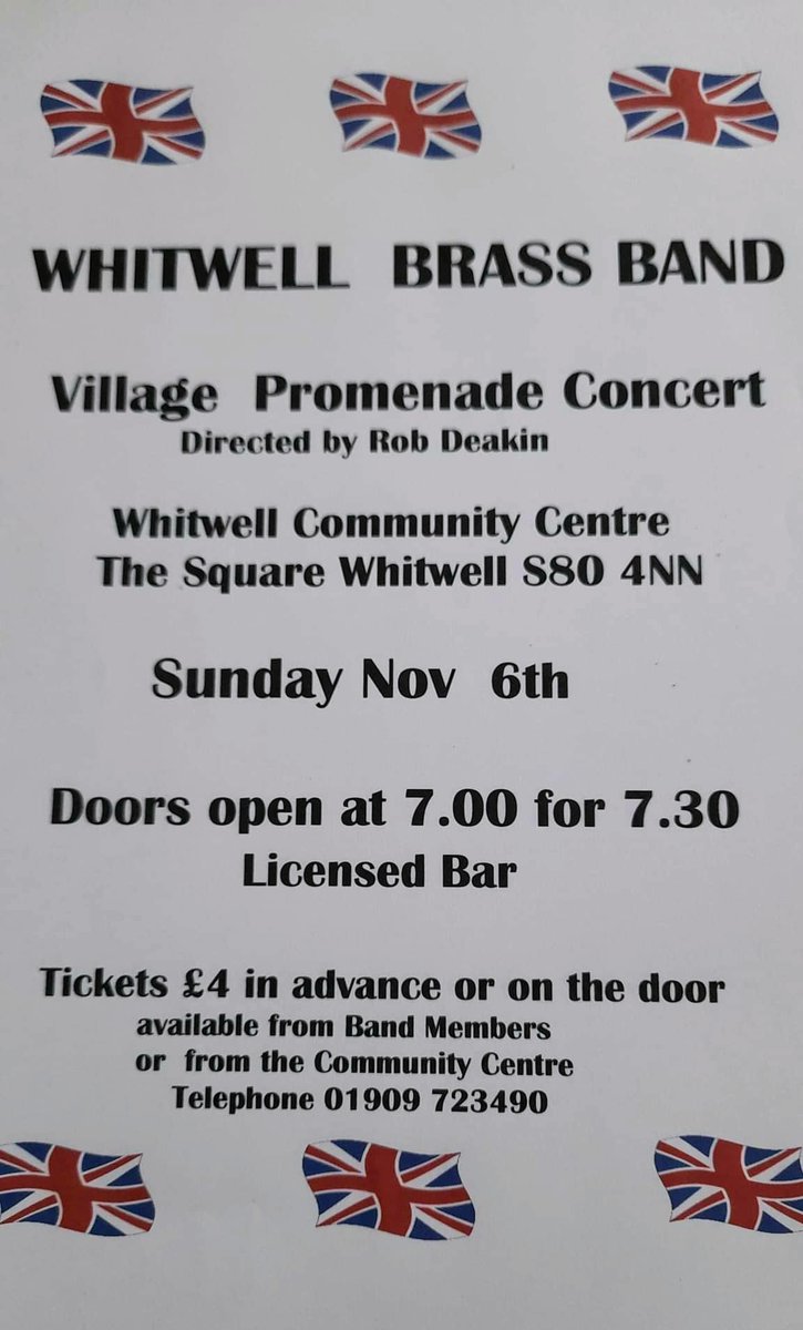 Whitwell Brass Band tweet media