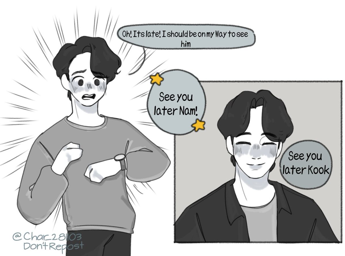 acosxta's tweet photo. 🐨🔪🐹
.
.
#fanart #Namjin https://t.co/SguiMs43dQ